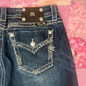 Miss Me Women's Dark Blue Boot Cut Jeans